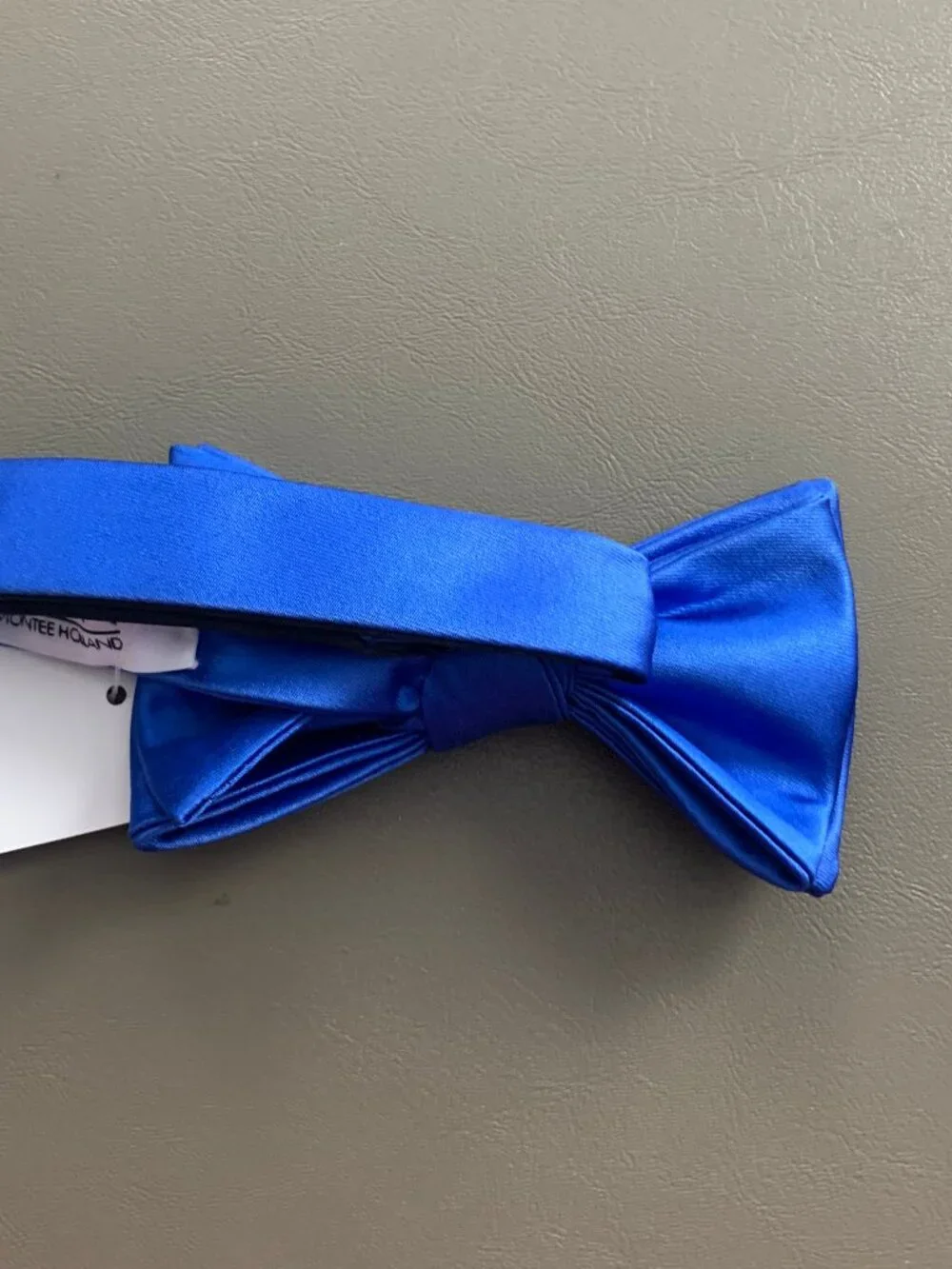Tayion by Montee Holland Men's Polyester Pre-Tied Bow Tie, Blue, One Size